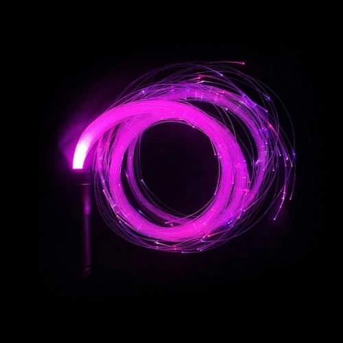 Fiber Optic Dance Whip LED Fiber Optic Space Whip For Dance Factory