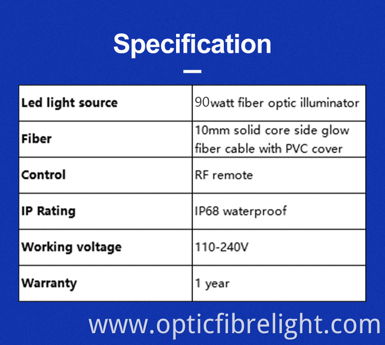 Fiber Optic Pool Light Fiber Optic Pool Light