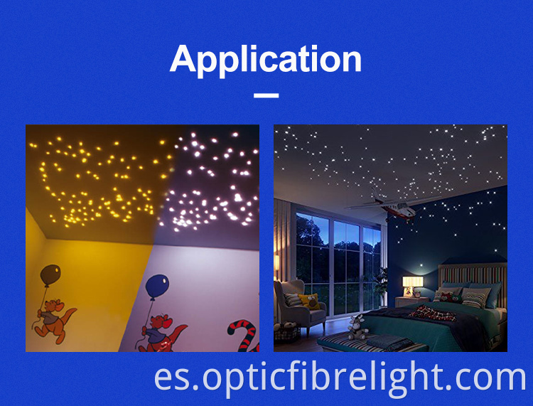 Techo de estrella de fibra óptica para sala sensorial Fiber Optic Star Ceiling For Sensory Room
