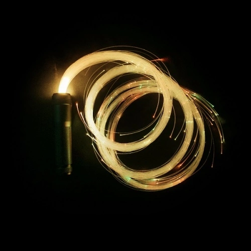 Fiber Optic Led Whip LED plastic fiber optic whip used in bars Manufactory