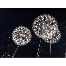 Led Landscape Light Dandelion Flower Optic Fiber Lamp Factory