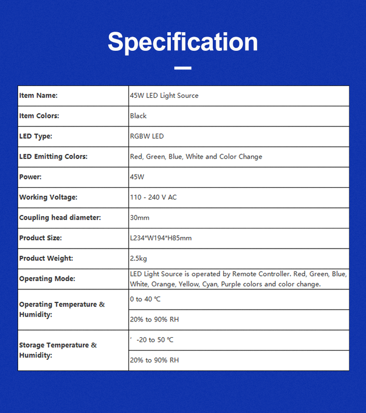 45w Led Light Source 45w Led Light Source