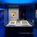 Illuminazione del display del museo della luce a fibra ottica a led
