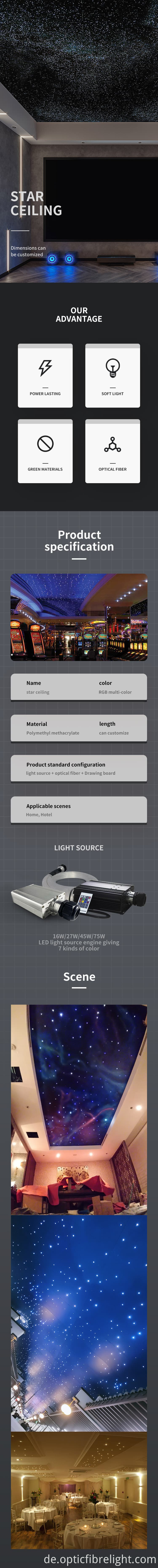 Sternendecke Star ceiling