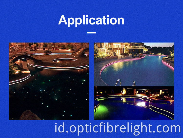 Pencahayaan Kolam Serat Optik Fiber Optic Pool Lighting